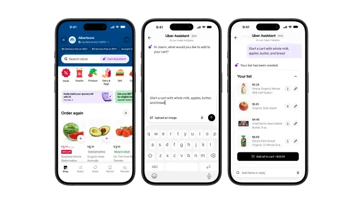 Uber Eats has released its AI-powered Cart Assistant (Uber Eats)