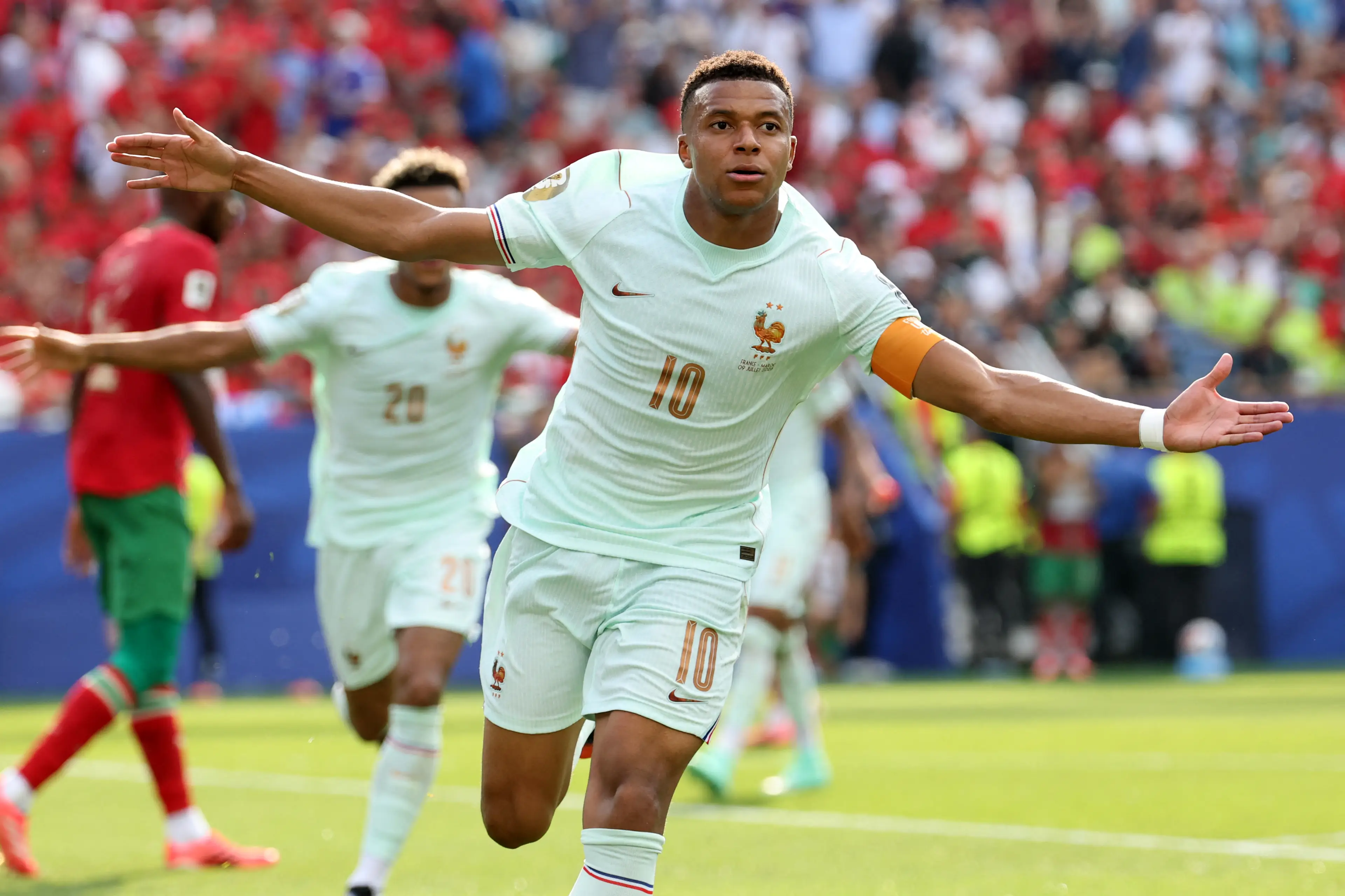 French forward Kylian Mbappe may reach for one of two dishes before games (Todd ANDERSEN / AFP via Getty Images)