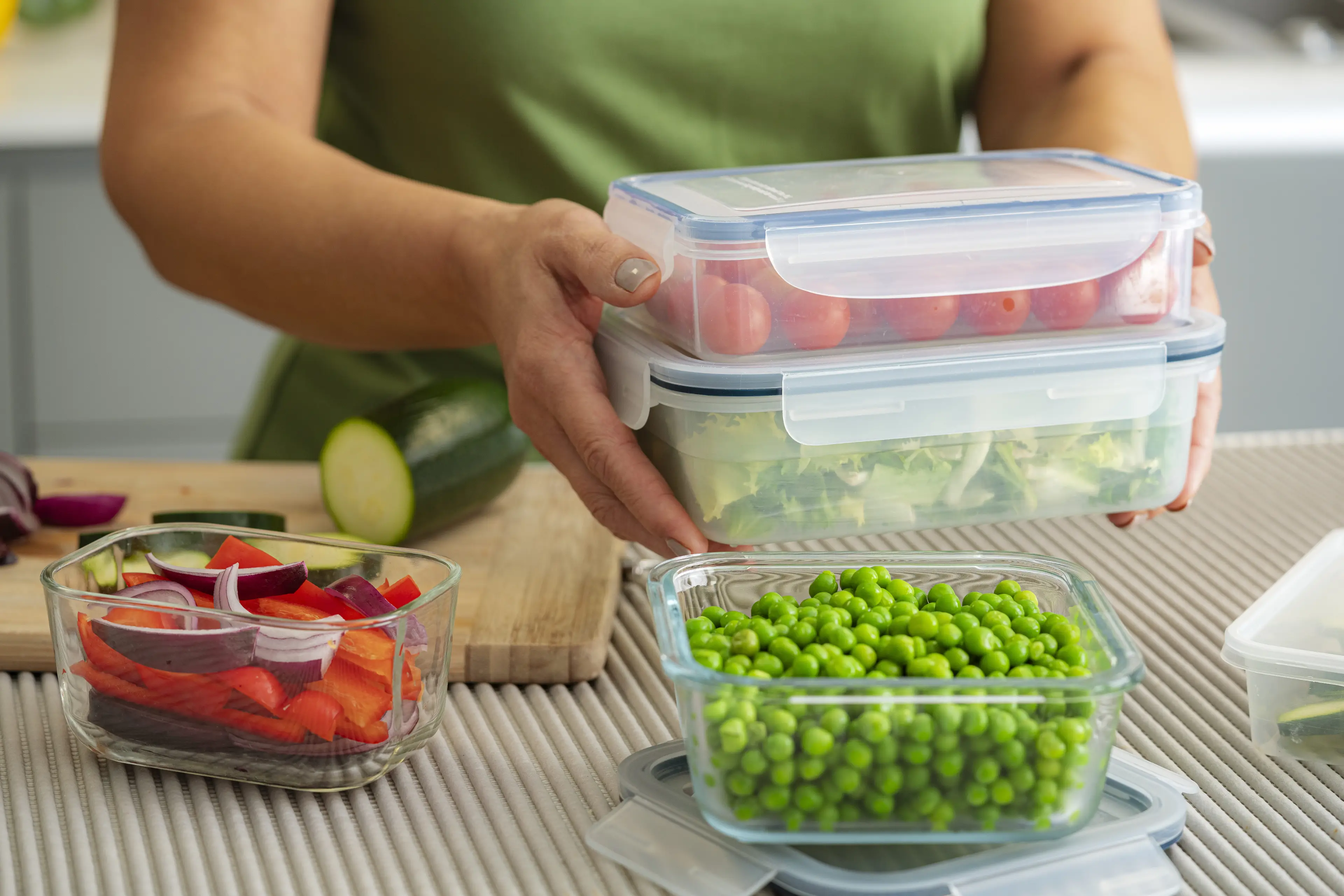 Not all containers are created equally, as some may release microplastics into food (Getty Stock Image)