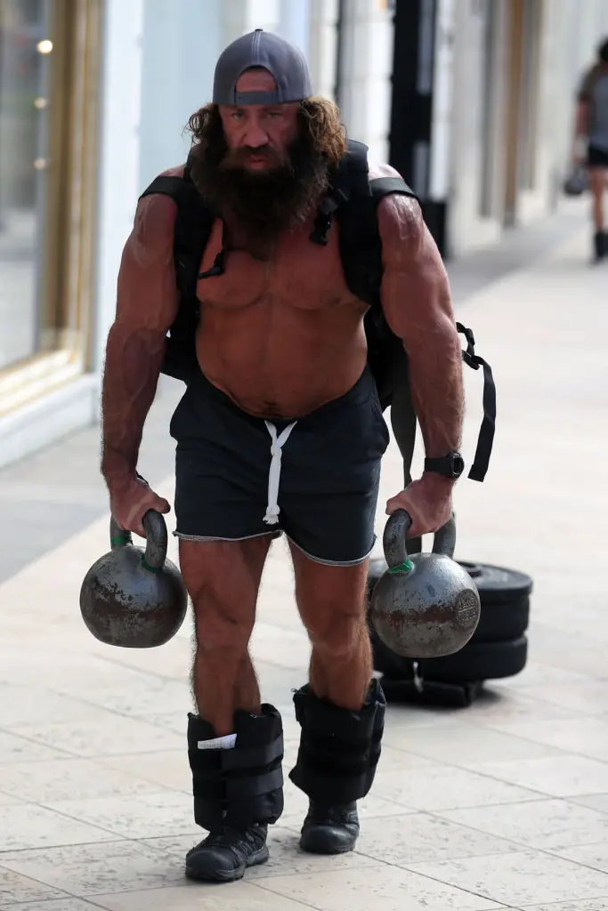 Along with his diet, Johnson has documented much of his extreme workout regimen (MEGA / Contributor/Getty Images)