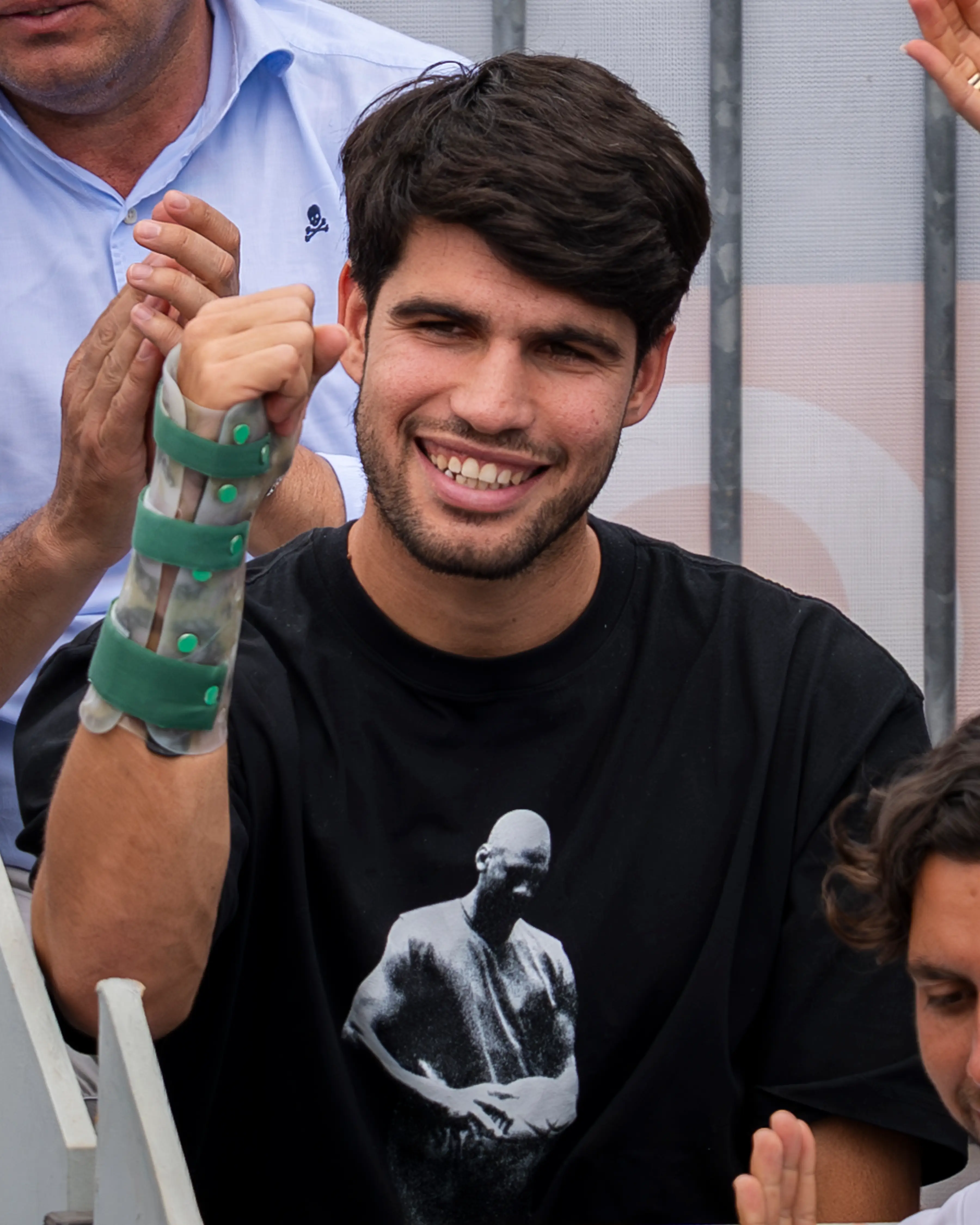 Carlos Alcaraz withdrew from the Cincinnati Open due to a lingering wrist issue (Alberto Gardin/Eurasia Sport Images/Getty Images)