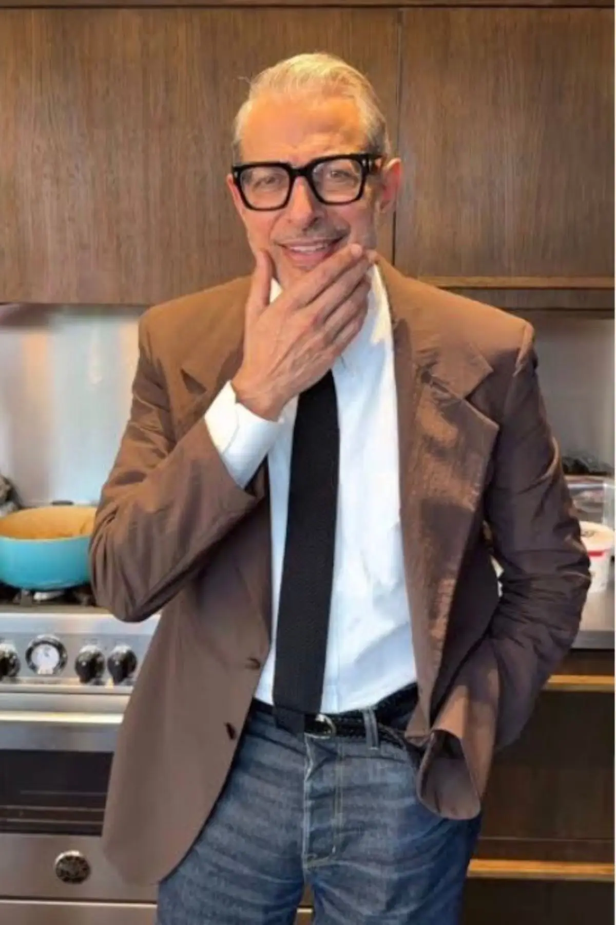 Jeff Goldblum spoke about his eating habbits on the Table Manners podcast (TikTok/@tablemannerspodcast)
