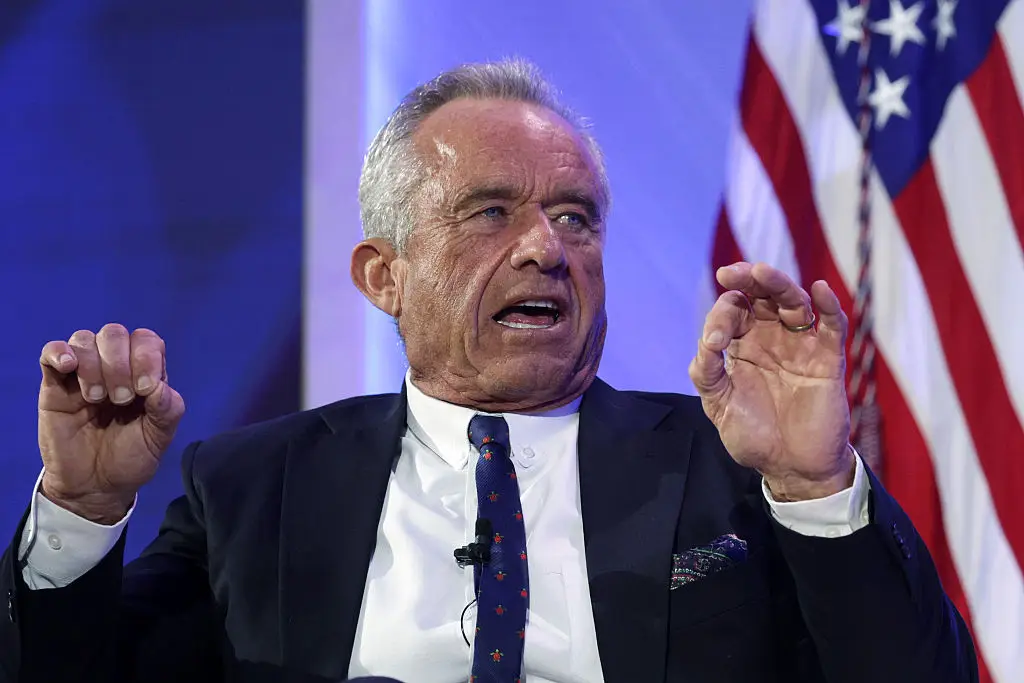 The edited holiday post raises fresh questions about Kennedy’s public messaging (Alex Wong/Getty Images)