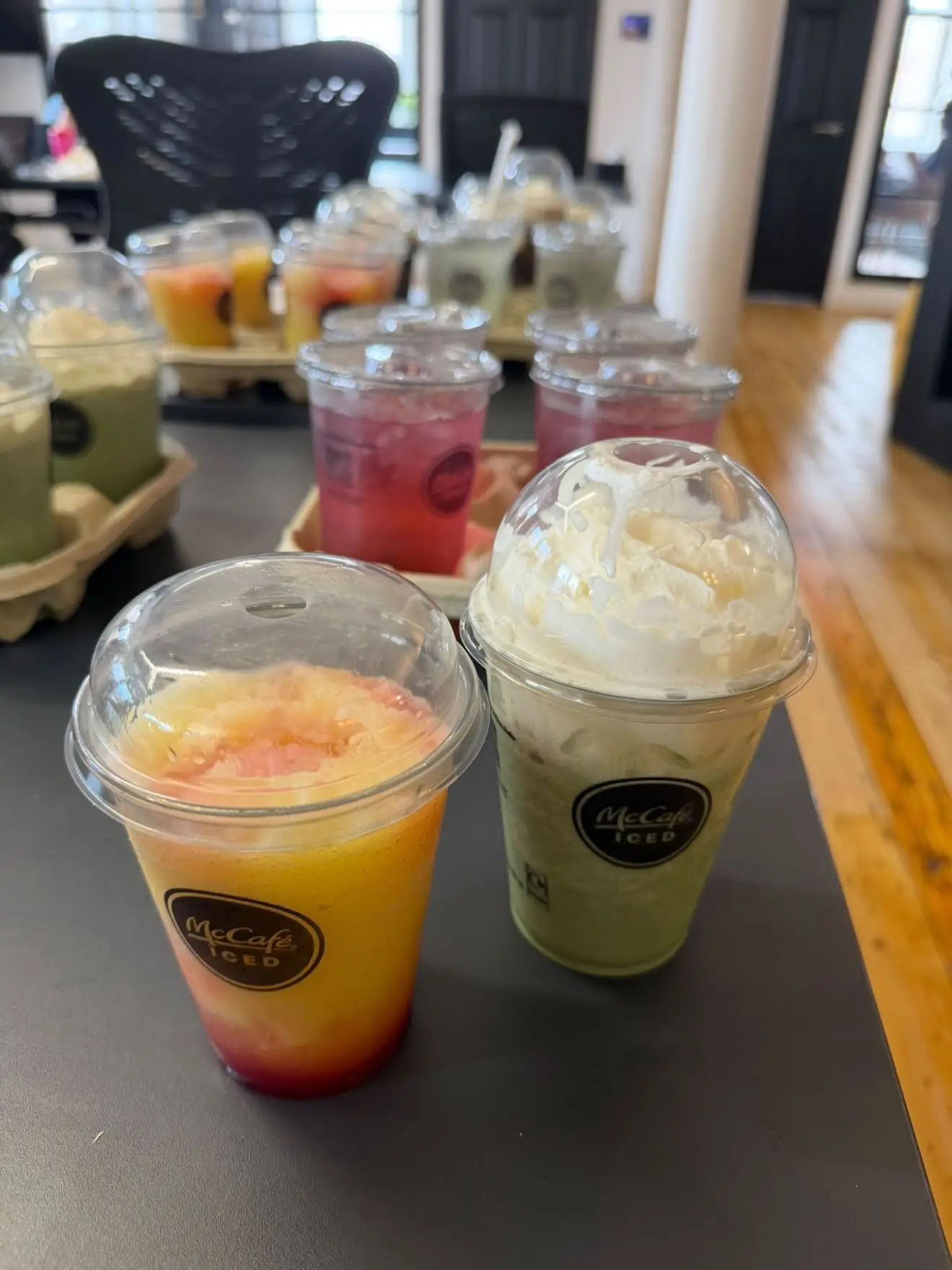 The Frozen Cherry Lemonade (left) was a hit (LADbible Group)