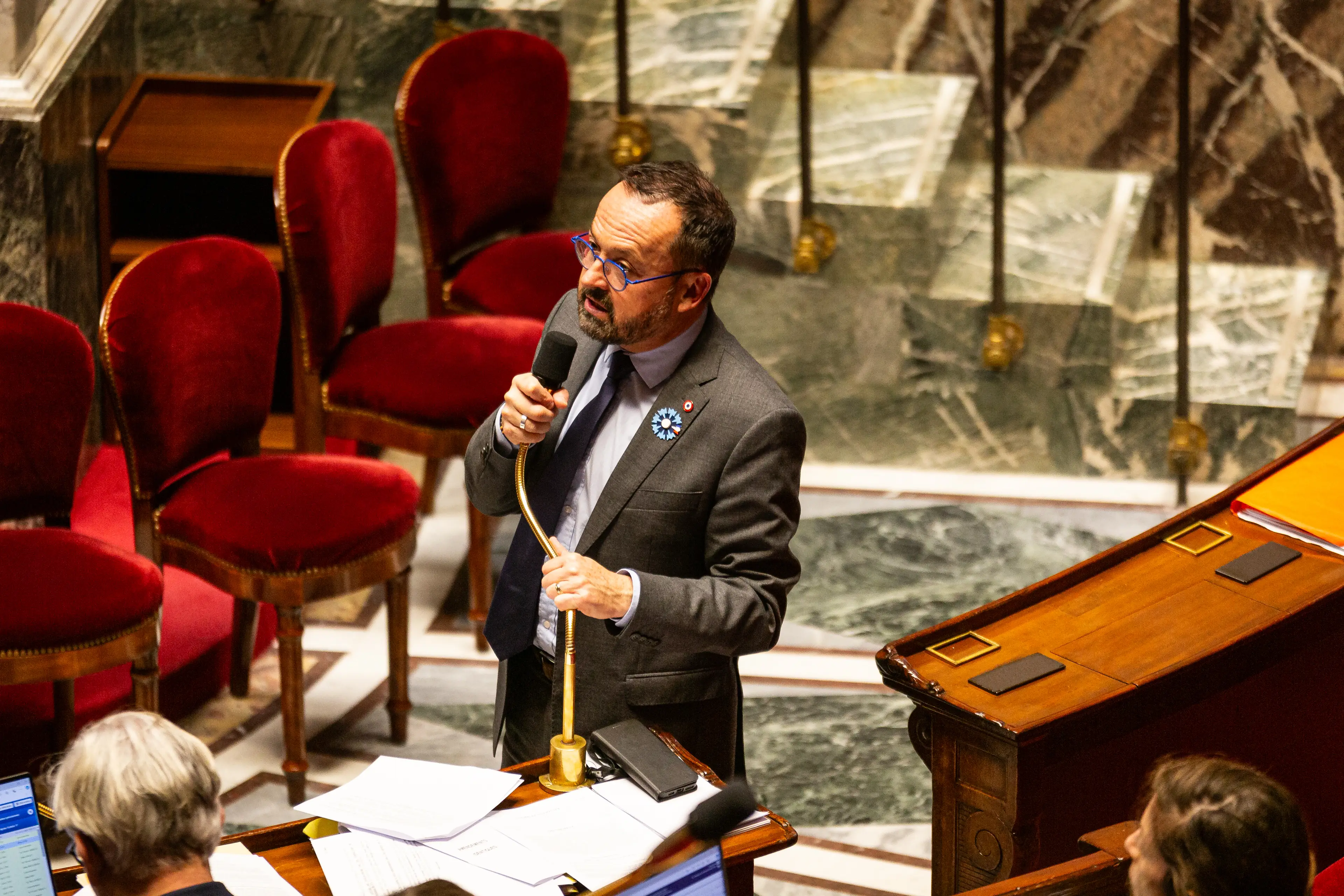 Dr Yannick Neuder, French Minister of Health and Access to Care (Telmo Pinto/NurPhoto via Getty Images)