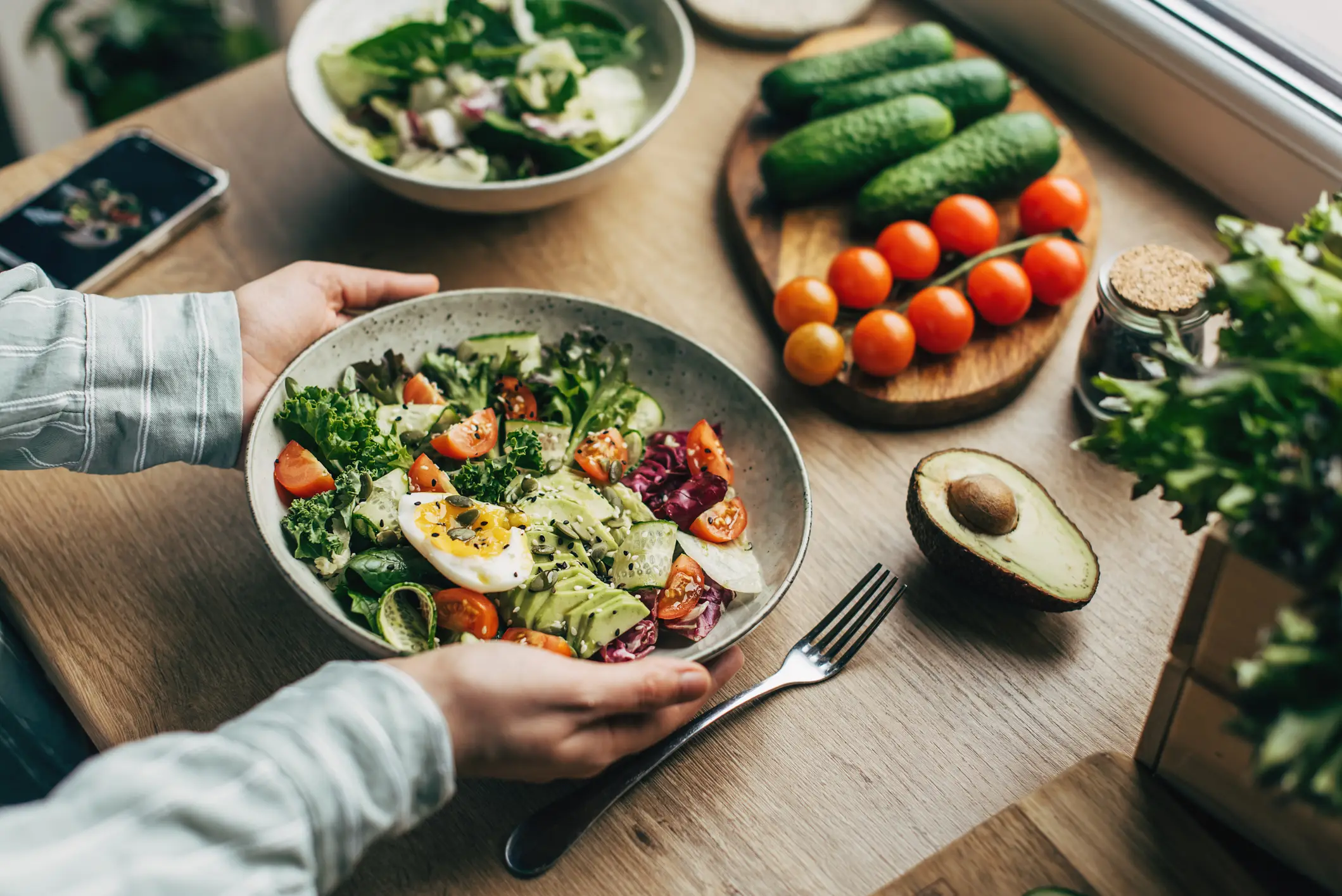 Eating a balanced diet is one of the key ways to improve gut health and digestion (Getty Stock Image)