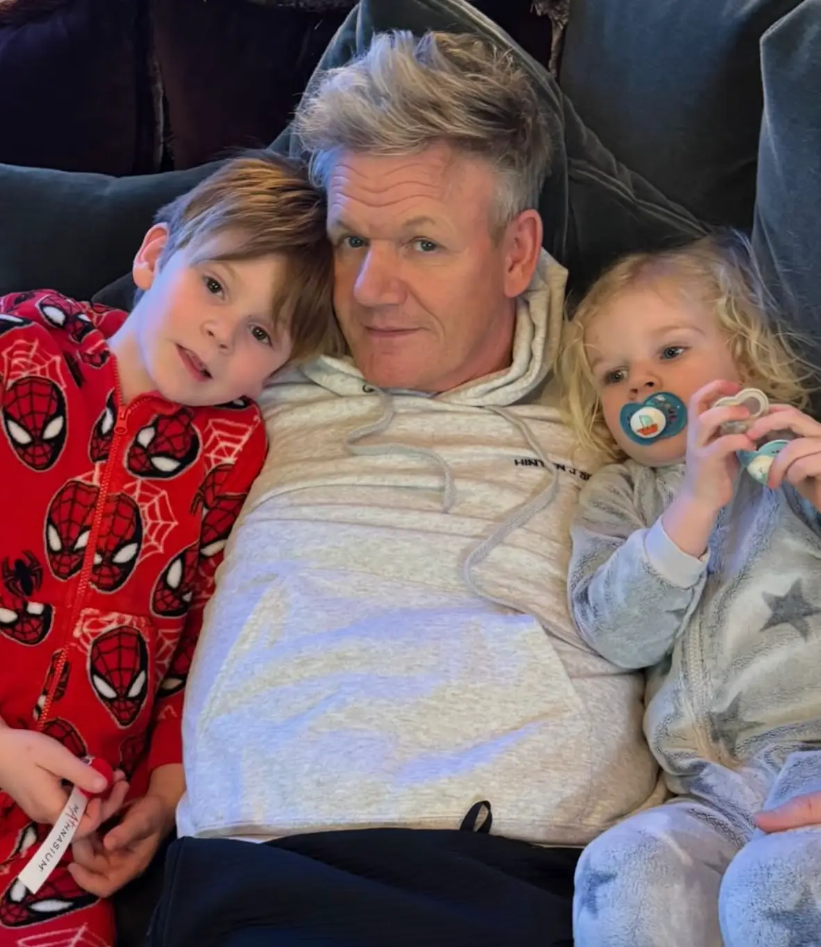 Ramsay with two younger sons Oscar and Jesse (Instagram/@gordongram)
