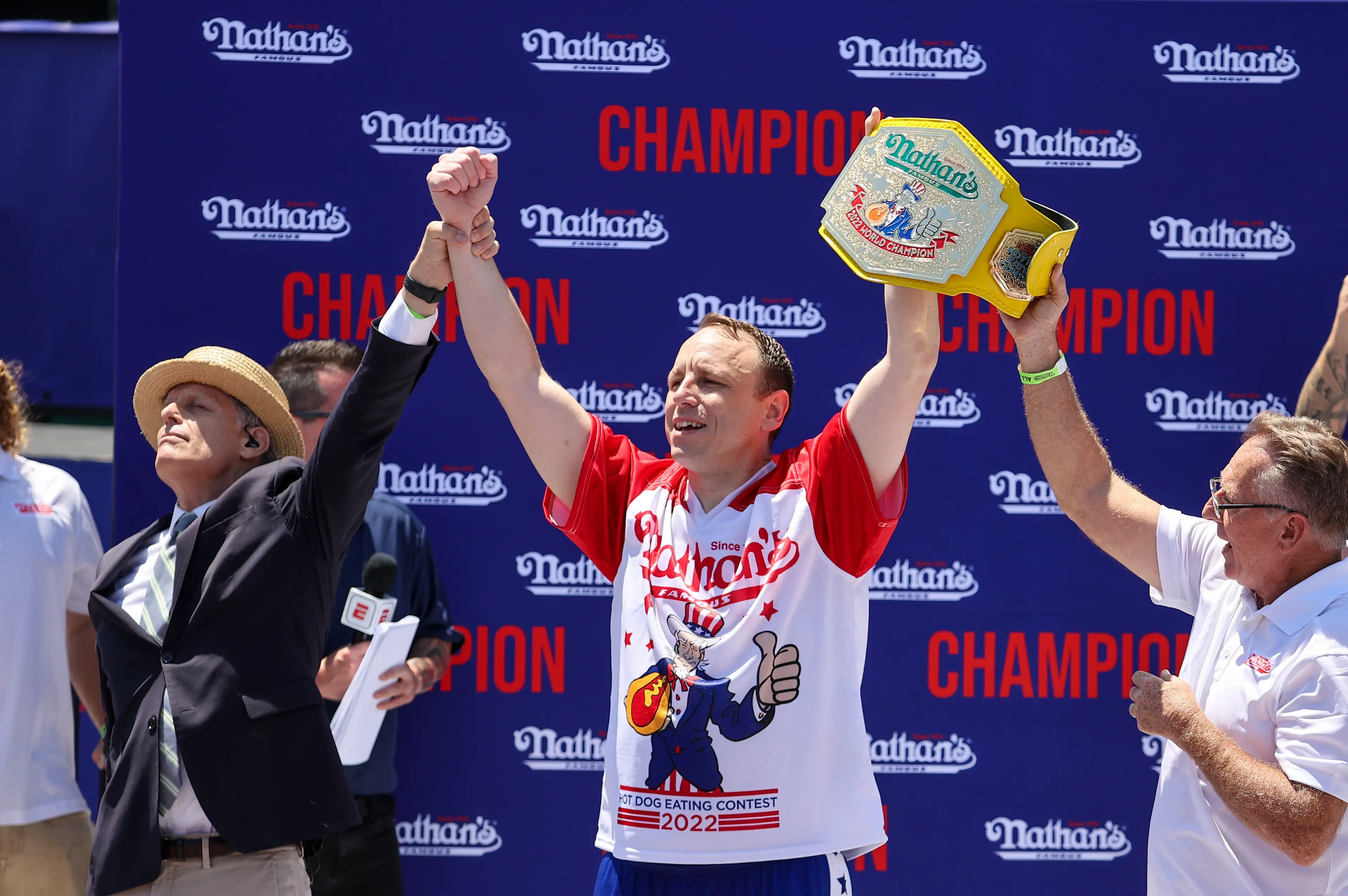 Chestnut after winning in 2022 (Anadolu / Contributor/Getty Images)