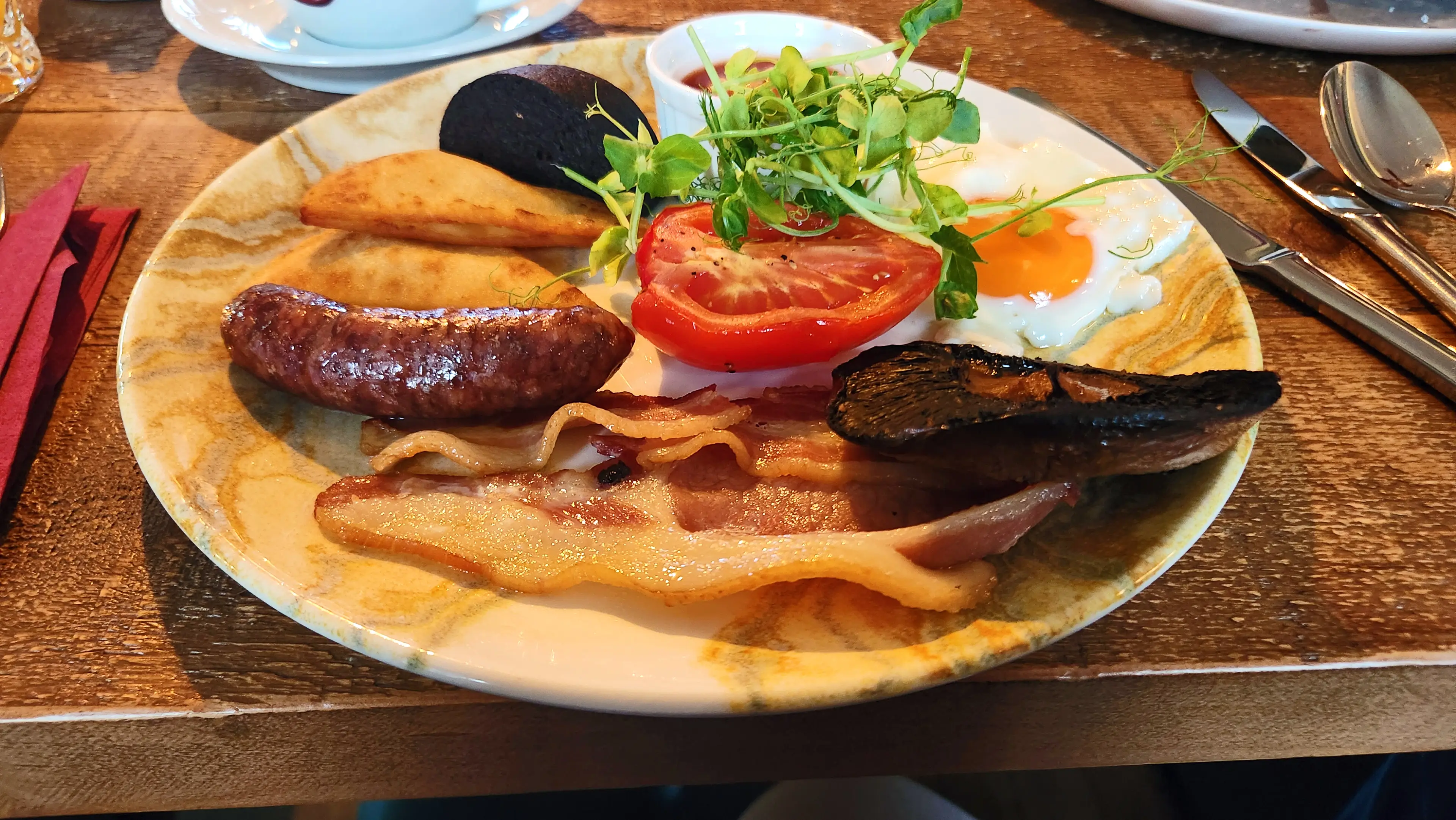 The US-based poster still has a ways to go before they reach the heights of a proper full Scottish breakfast(Elizabeth Beard/Getty Images)