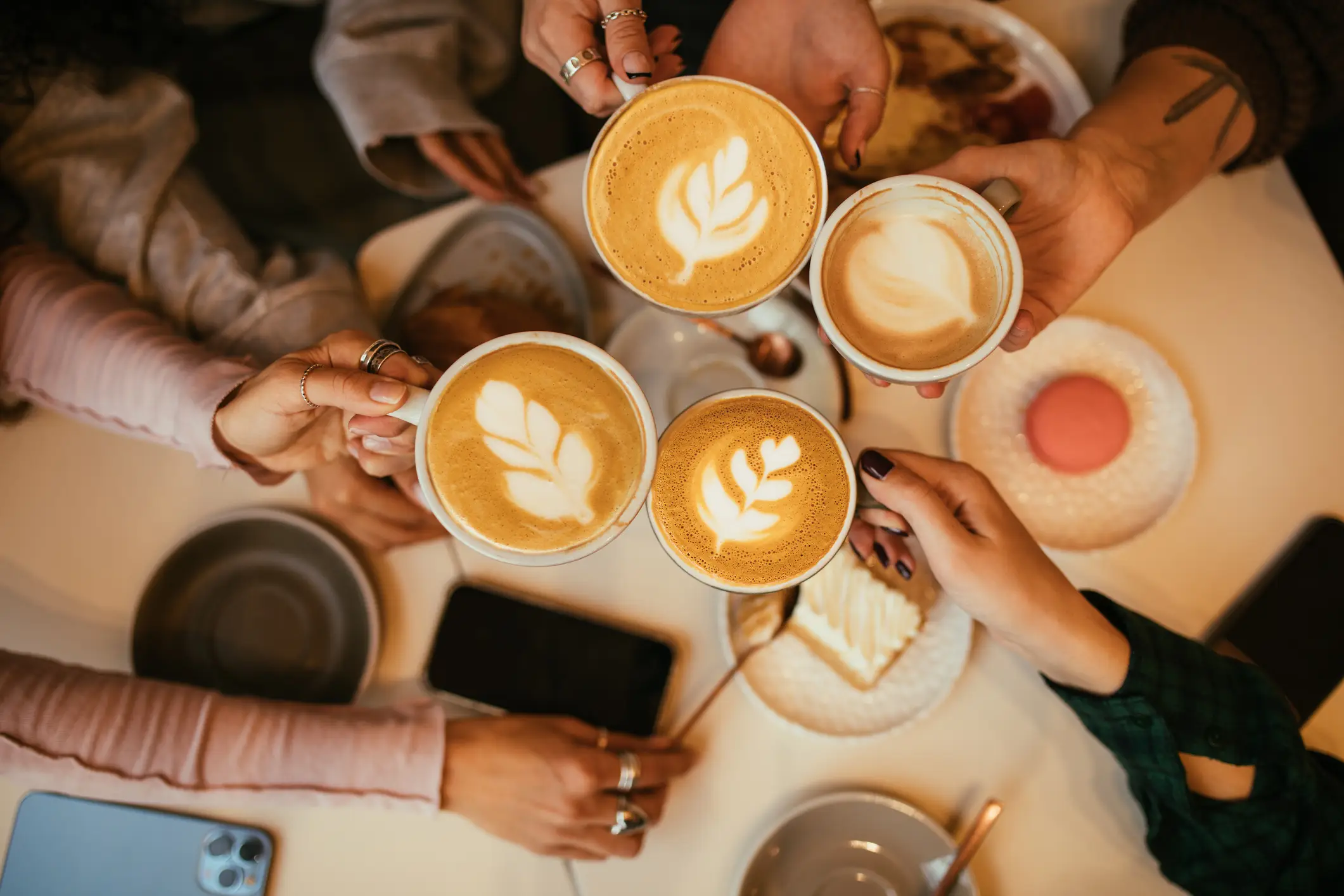 Whether you're going out for a coffee with friends or brewing at home, it seems we drink a lot (Getty Stock)