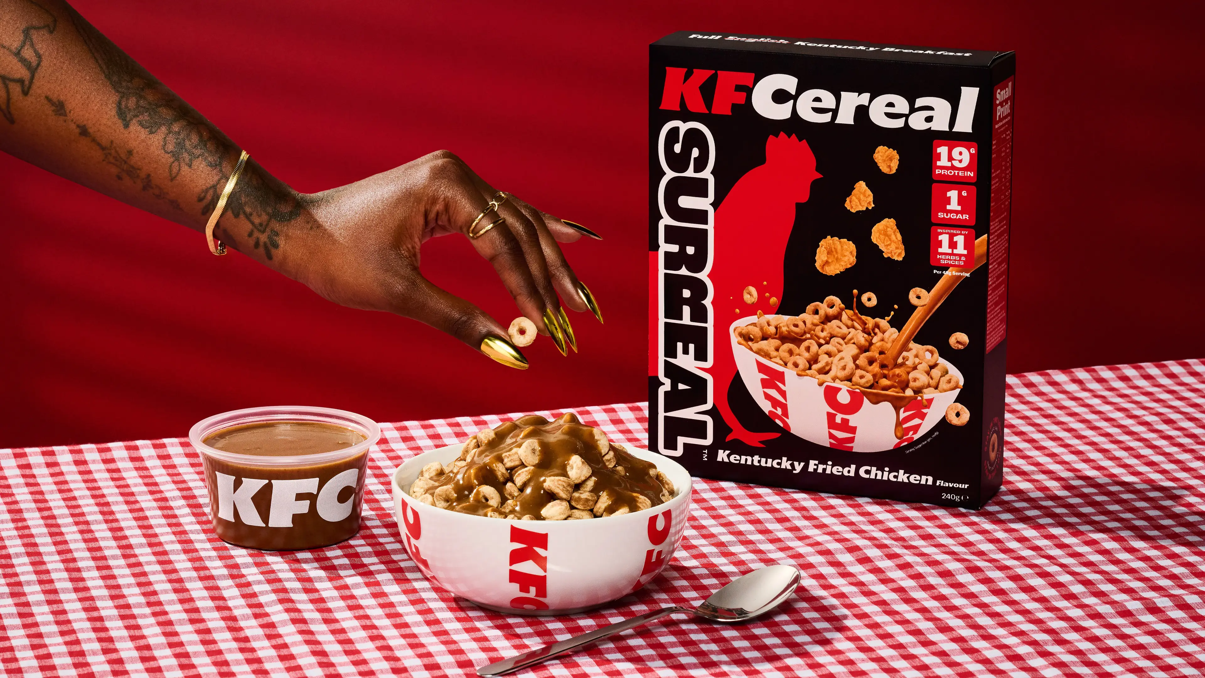 KFC has created 'cereal' to be served with gravy