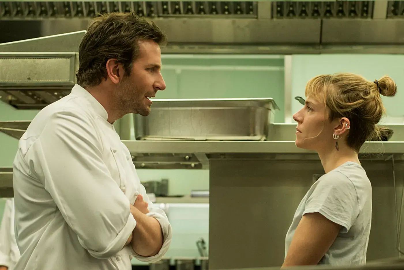 Burnt stars Bradley Cooper and Sienna Miller (The Weinstein Company)