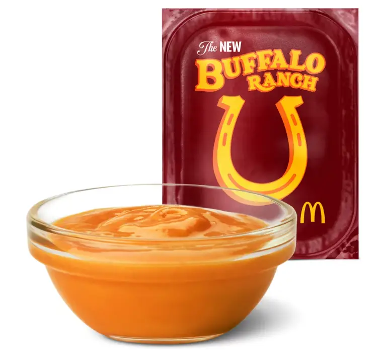 The bold and creamy Buffalo Ranch Sauce brings real heat to menus (McDonald's)