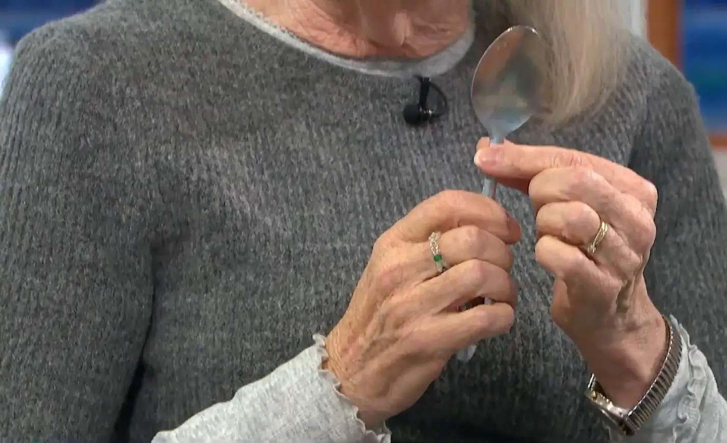Barbie Reynolds' spoon that helped her survive her Taliban imprisonment (ITV)