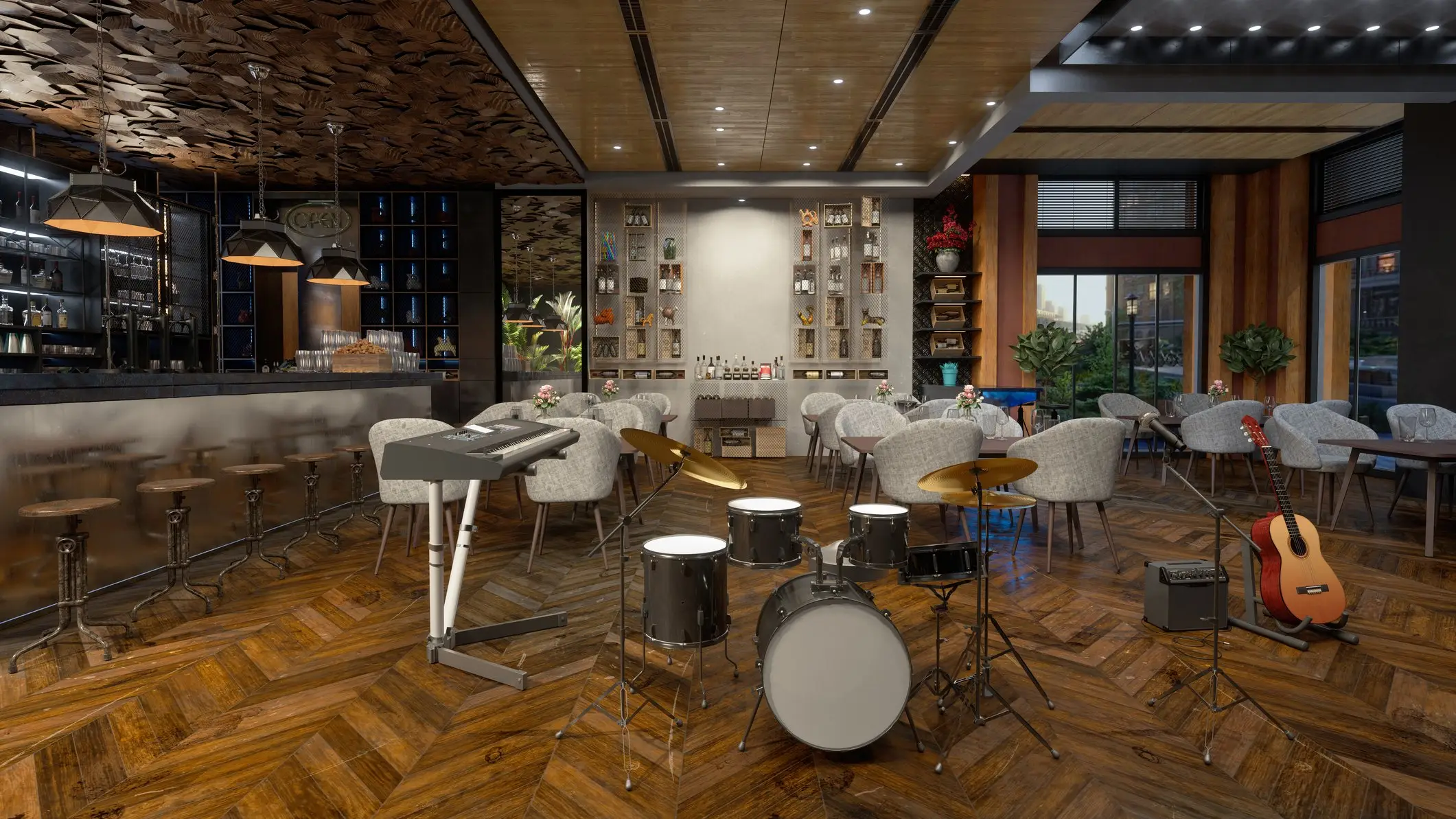 Women shocked after being charged for listening to live music at a restaurant