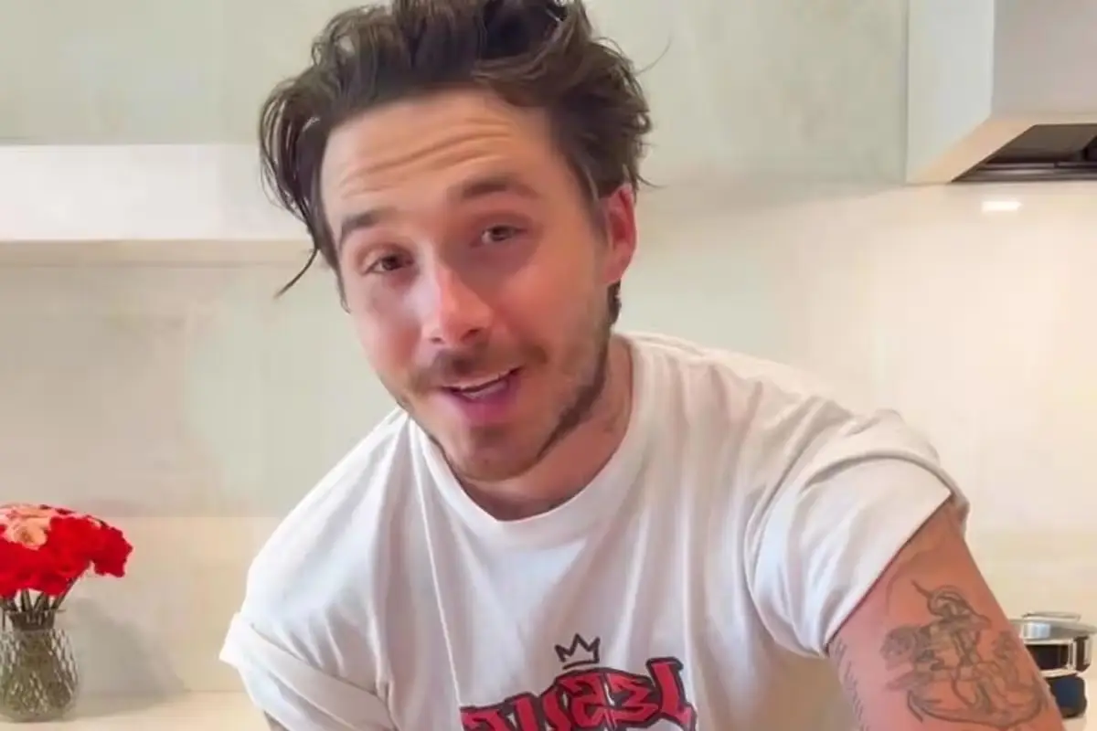It was reported that Brooklyn Beckham worked in a coffee shop in his youth (Instagram/@brooklynpeltzbeckham)