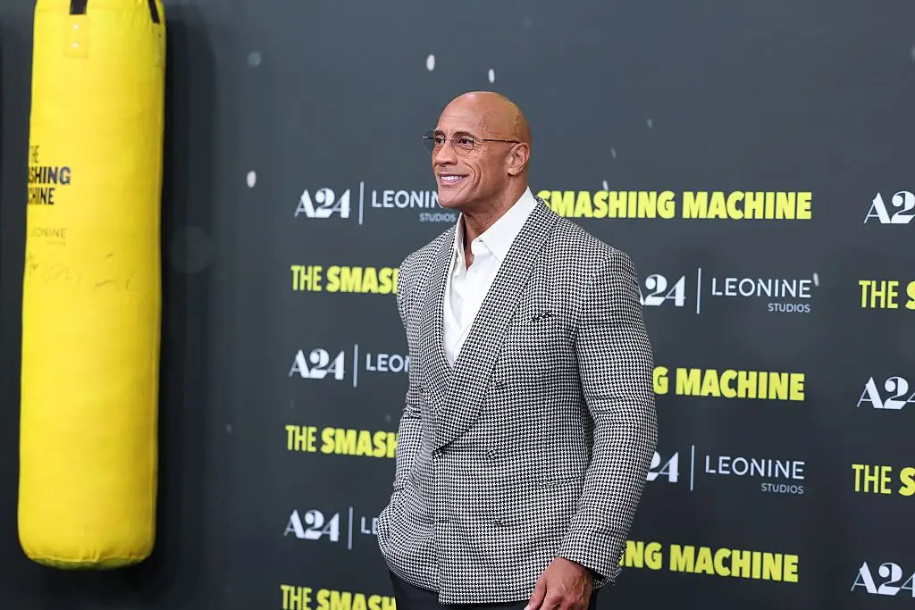 Dwayne Johnson attending The Smashing Machine premiere (Gerald Matzka/Getty Images)