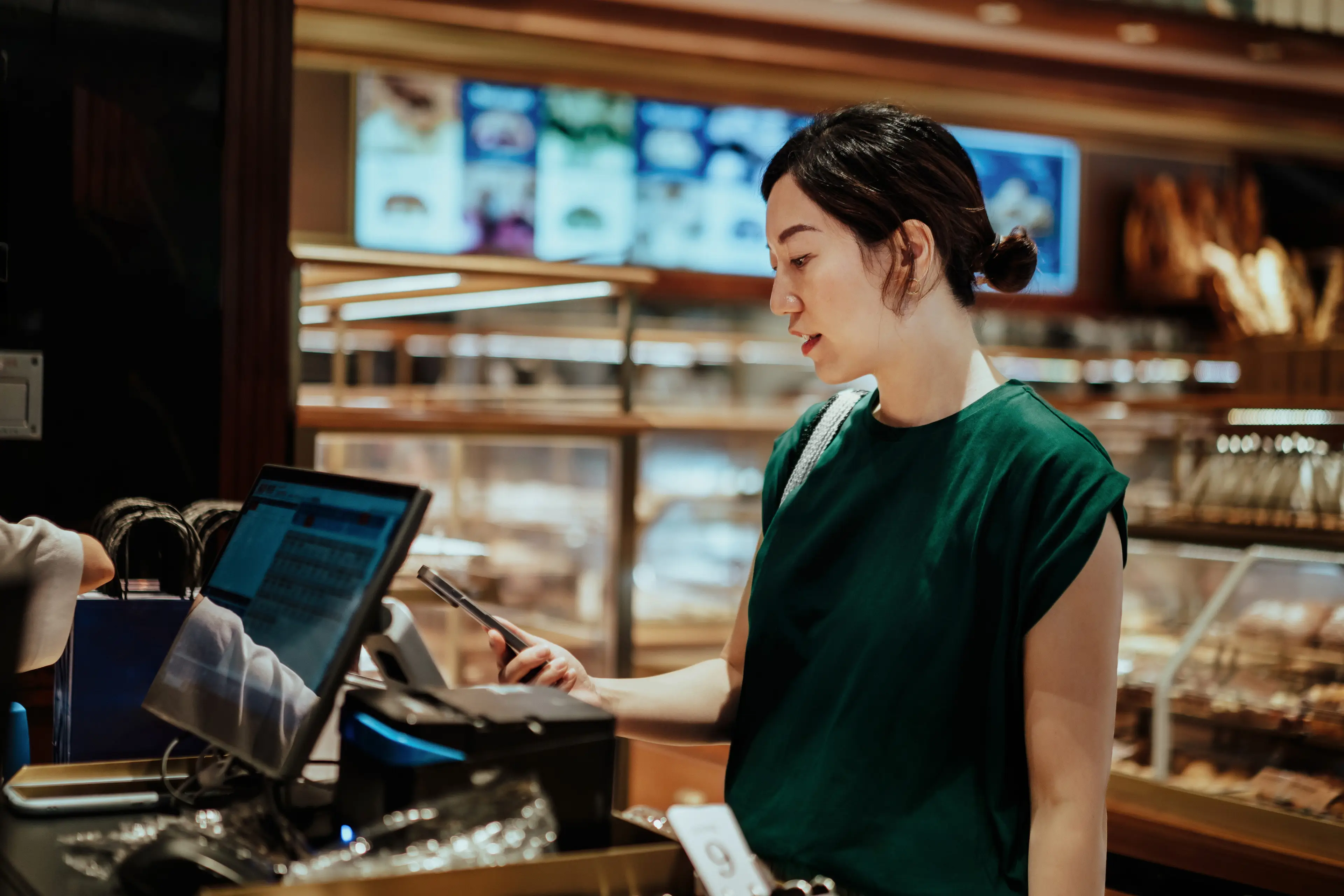Hospitality business owners have said customers ignoring them in favour of their phones is incredibly 'rude' (Getty Stock Image)