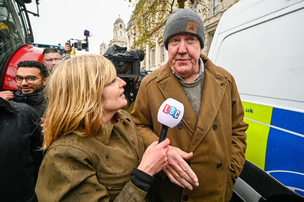 Clarkson at a protest against the new inheritance tax rules for farmers (Ben Montgomery / Contributor/Getty Images)