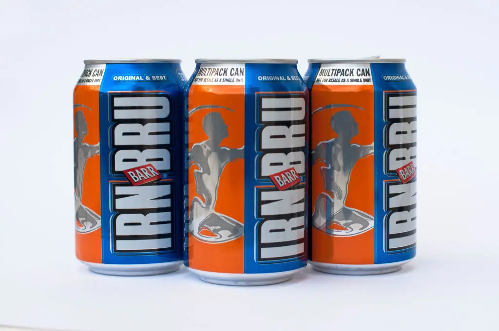 Nearly 22 tonnes of Irn-Bru has been pinched (Education Images/Universal Images Group via Getty Images)