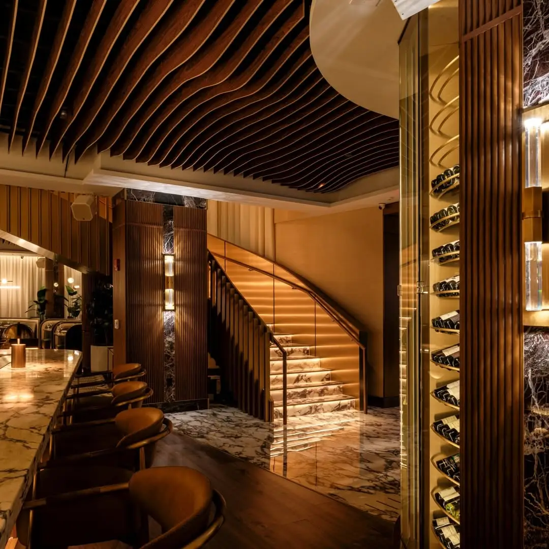 Inside the flashy new restaurant (Instagram/@1587prime)