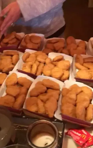 Just a fraction of the nuggets haul - @lynn_j_goat via TikTok