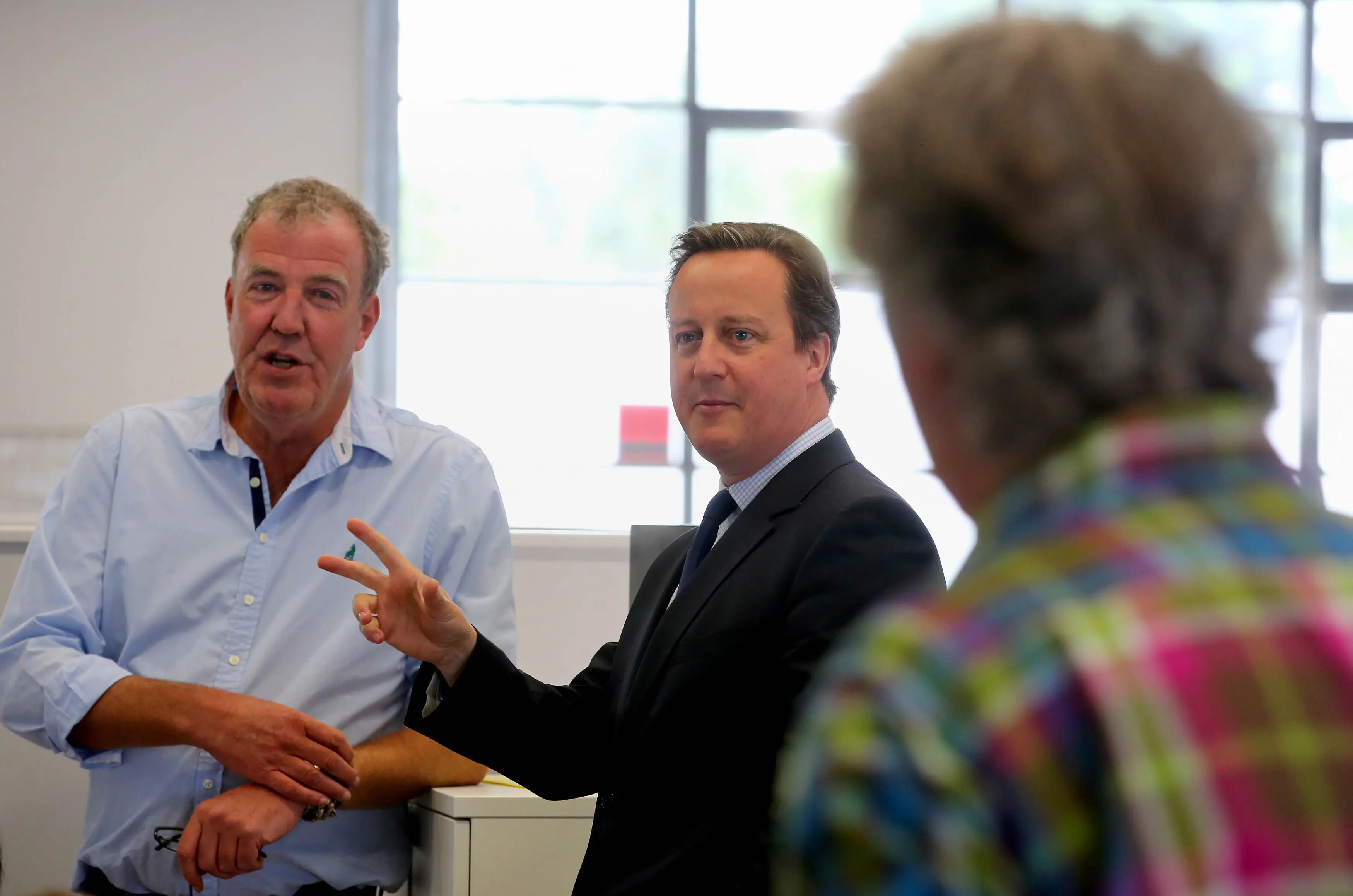 Jeremy Clarkson and David Cameron (GARETH FULLER/AFP via Getty Images)