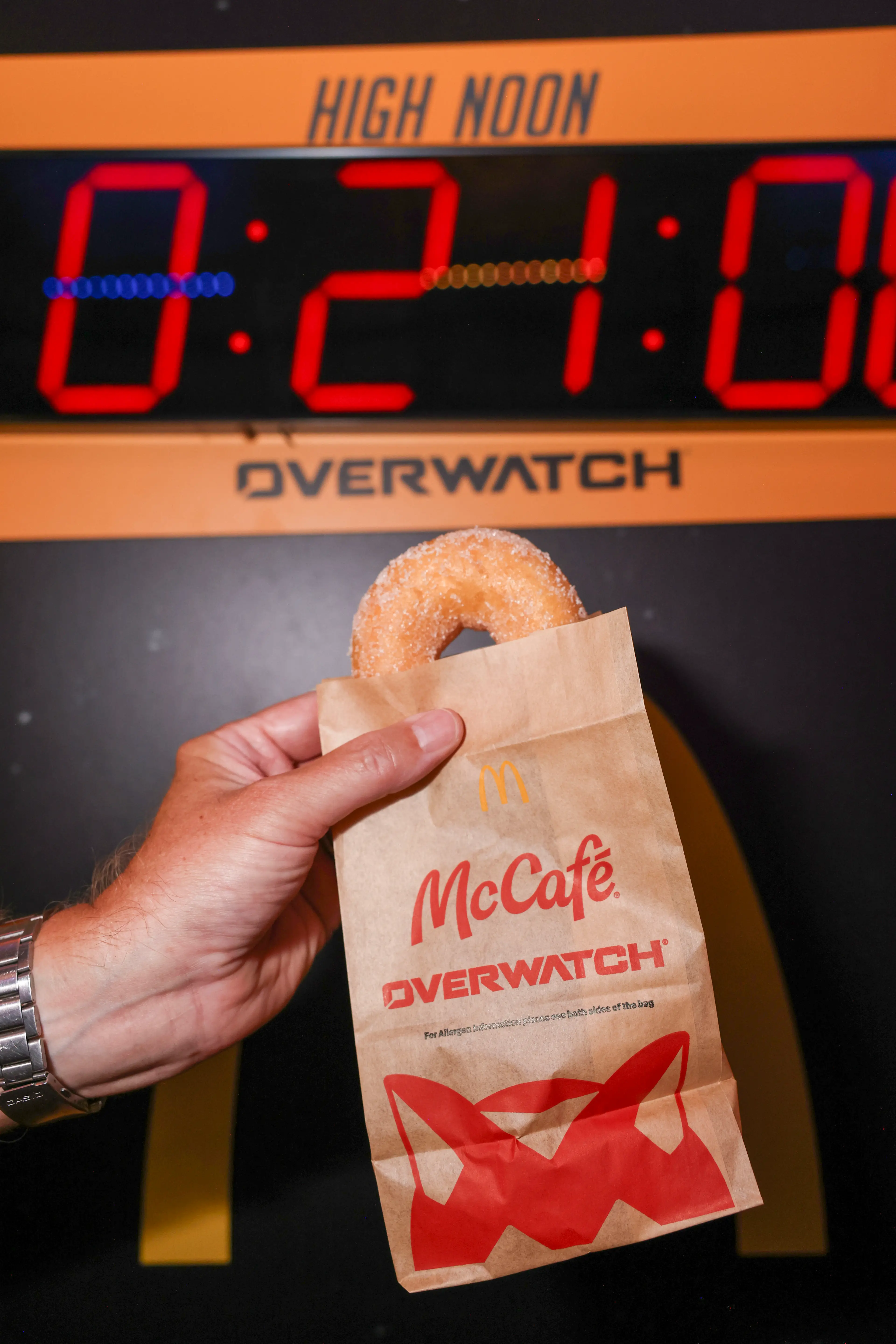 Grab your sugar-coated doughnut in an Overwatch-branded packet now (McDonald's)