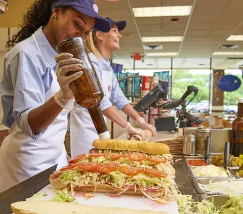 Loyal customers have been debating what should go between bread (Jersey Mike's Subs)