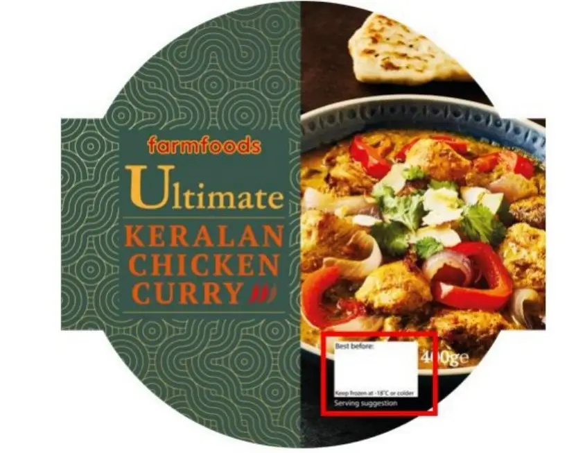 The product carries the best before date 13 February 2026 (Farmfoods)