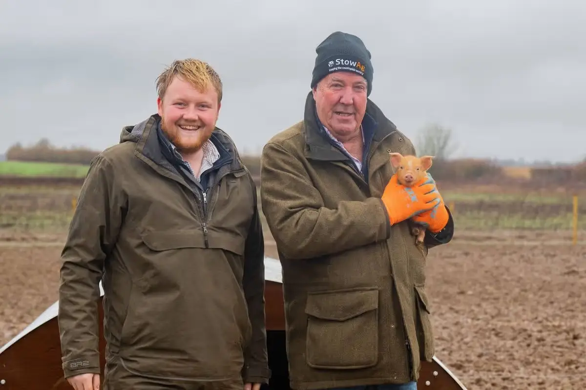 Jeremy Clarkson attended Kaleb Cooper's wedding in the Cotswolds (Amazon Prime Video)