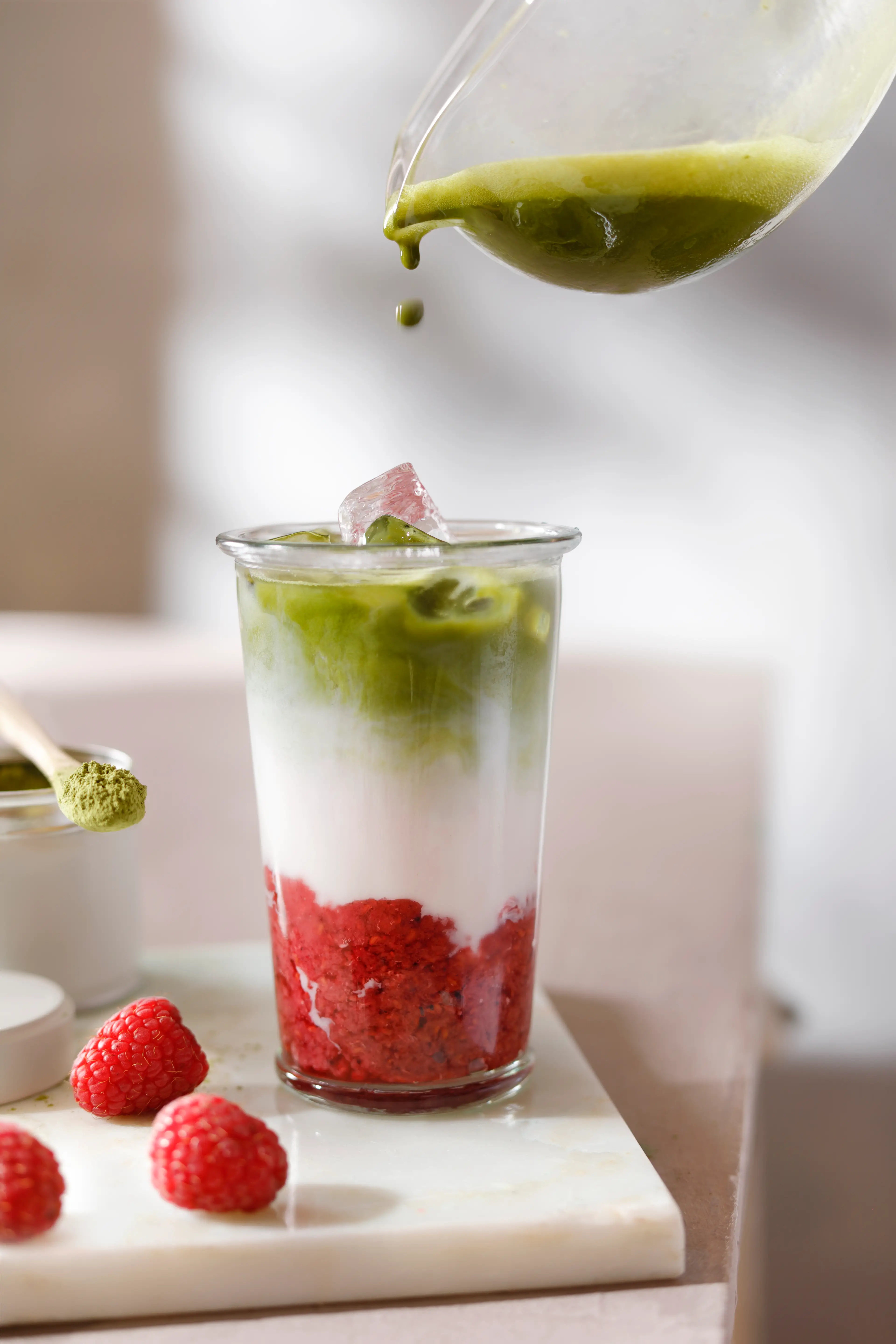 Unique iced drinks, including coffees and matchas, are often raved about across social media (Getty Stock Image)