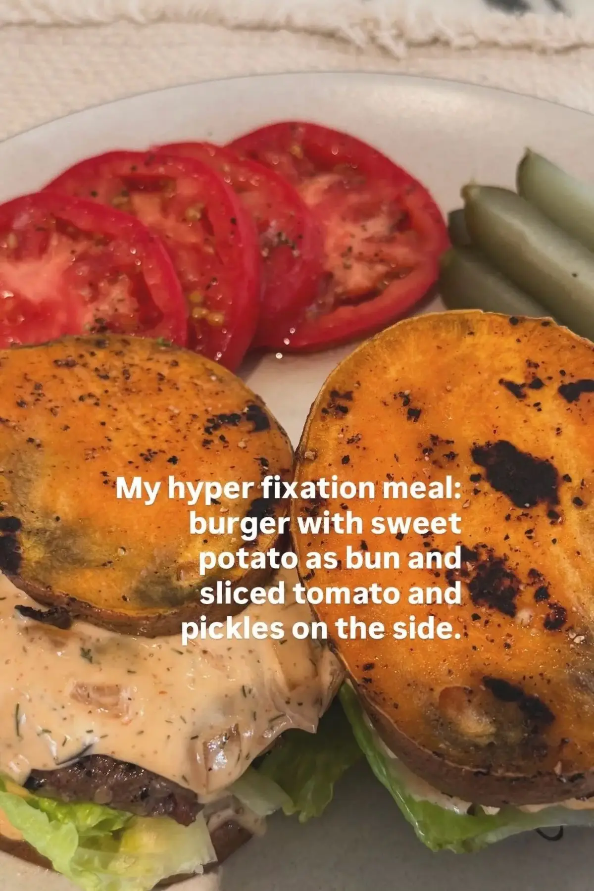 Bieber's 'hyperfixation' meal (Instagram/@haileybieber)