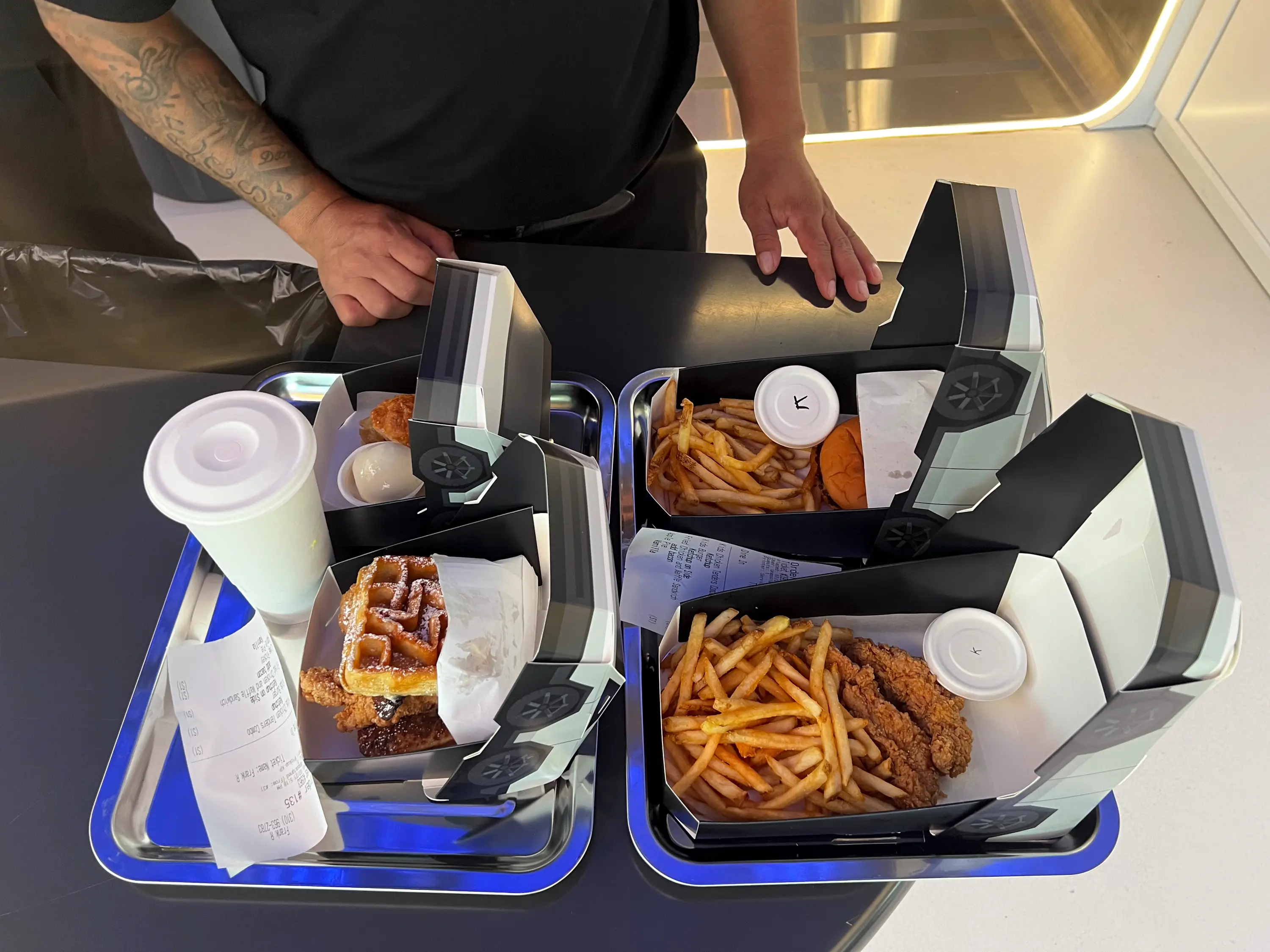 One customers' Tesla Diner order (Carlin Stiehl / Contributor/Getty Images)