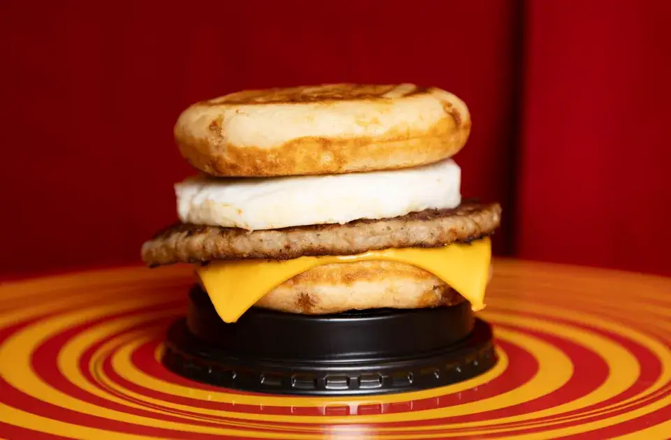 The McGriddle debuted in the United States in 2003, and it's finally making its way over to Britain (McDonald's)