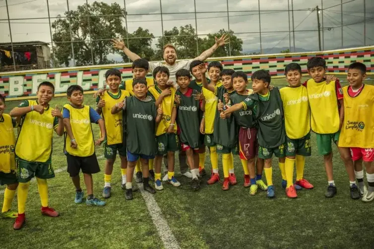 Sam has cycled and run 260 miles for charity (UNICEF) 