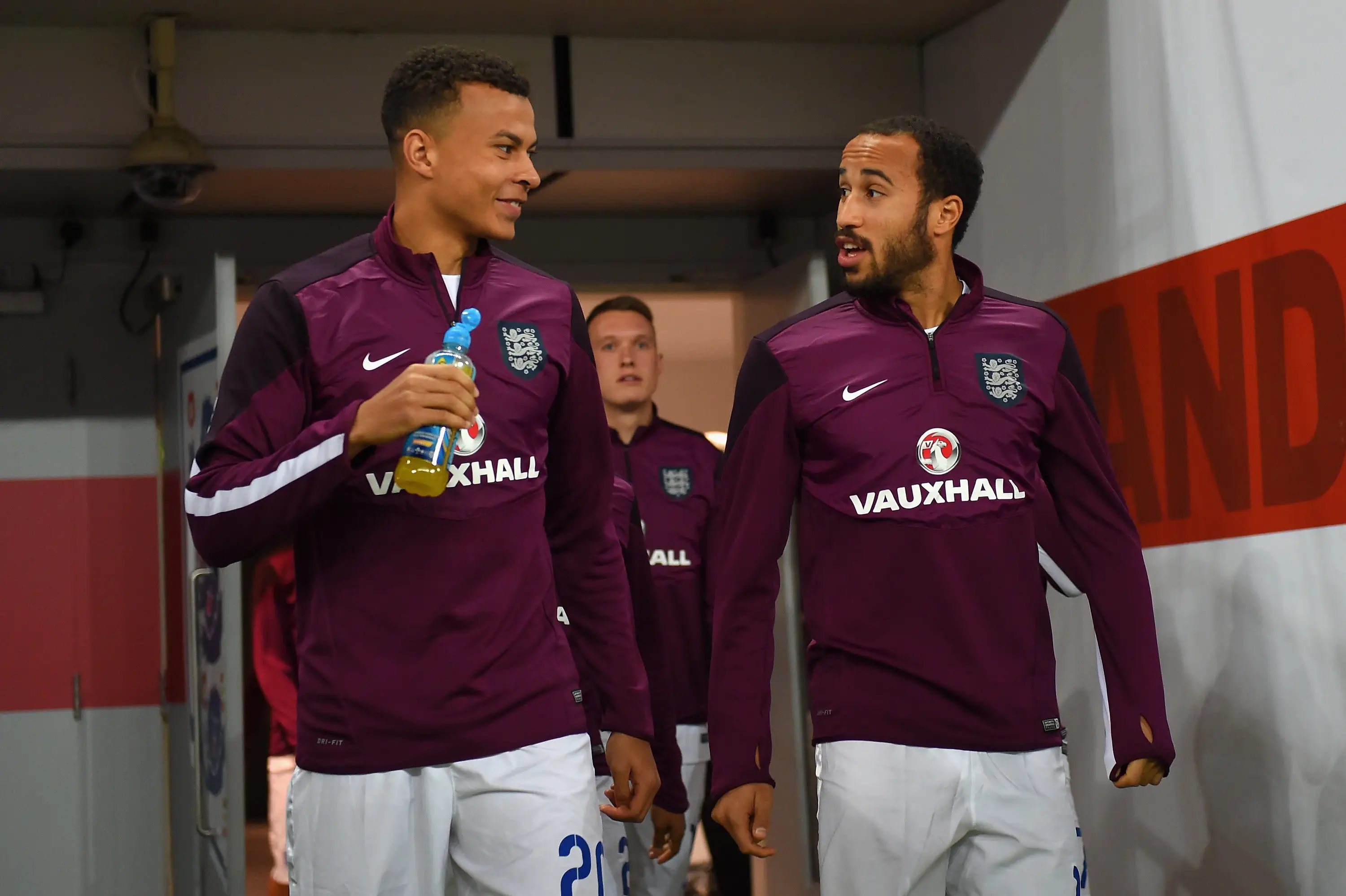Townsend (right) played 13 times for England (Michael Regan - The FA/The FA via Getty Images)