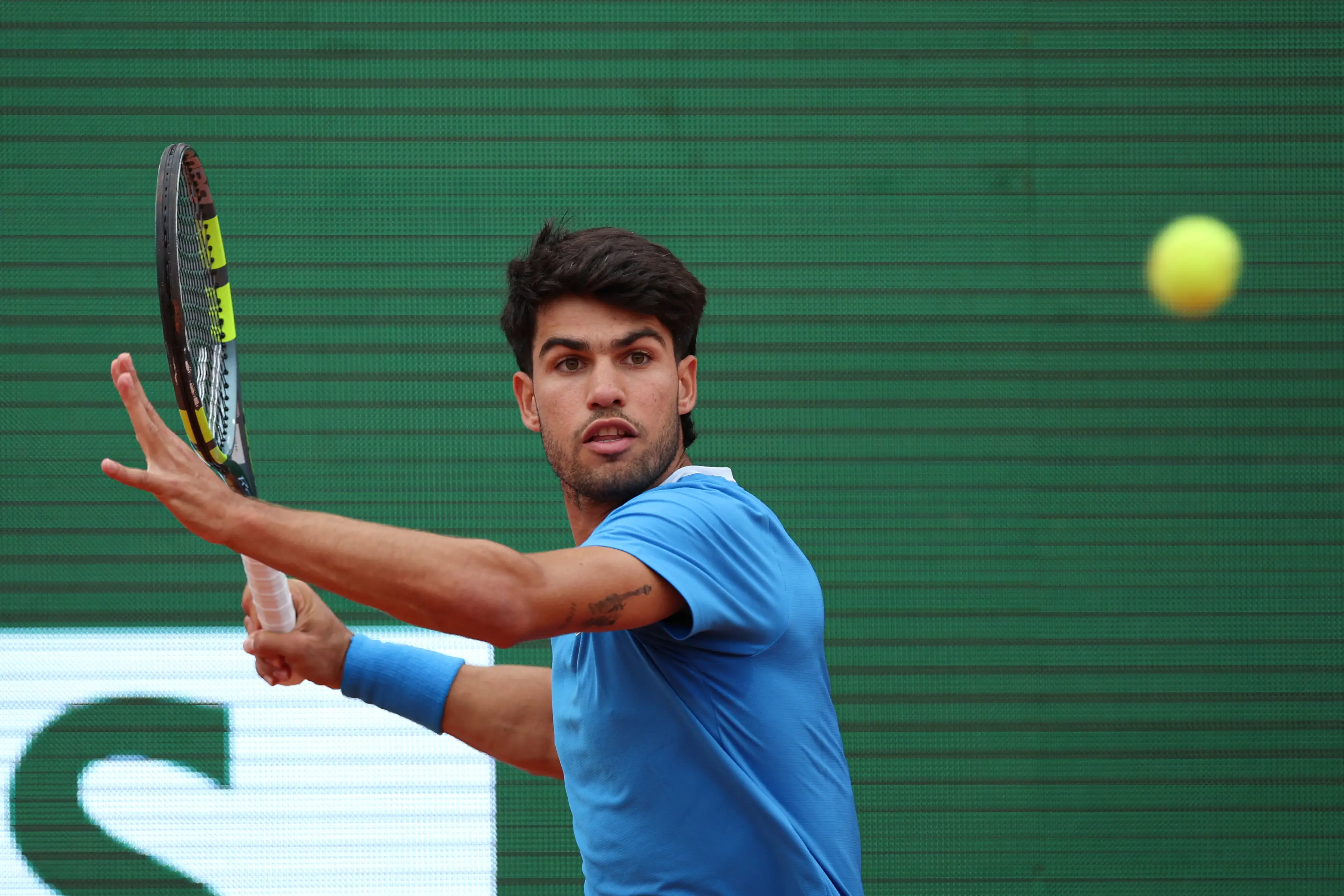 The star, who achieved a career Grand Slam earlier this year, eats pasta before playing (Valery HACHE / AFP via Getty Images)