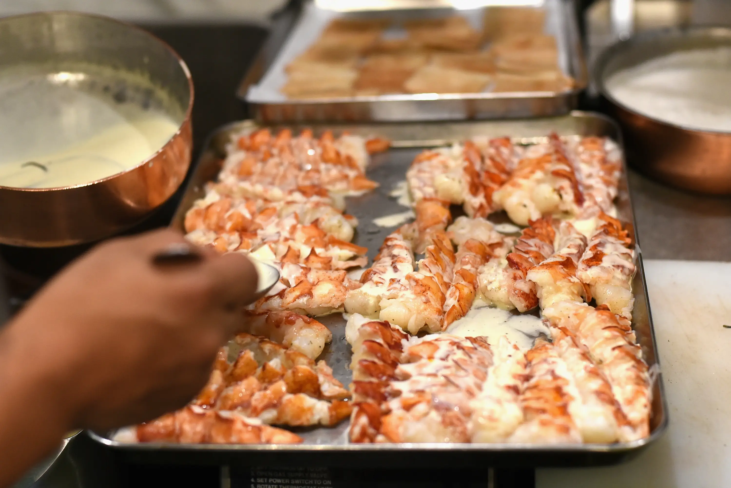 A restaurant getting ready for all the Department of Defense to arrive - allegedly, of course (Mike Pont/Getty Images for NYCWFF)