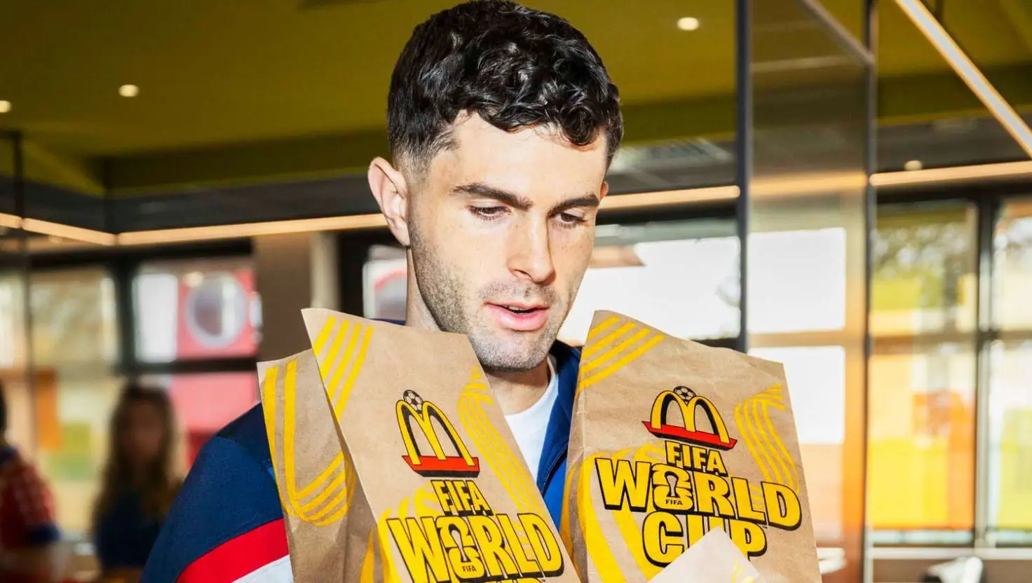 Christian Pulisic features on one of the collectable cups (McDonald's)