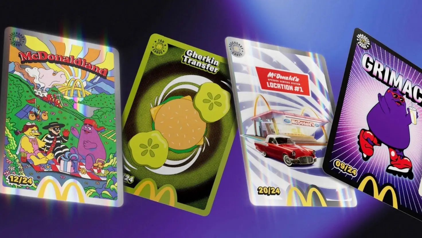 Character cards can get your free food items during the promotional period (McDonald's)