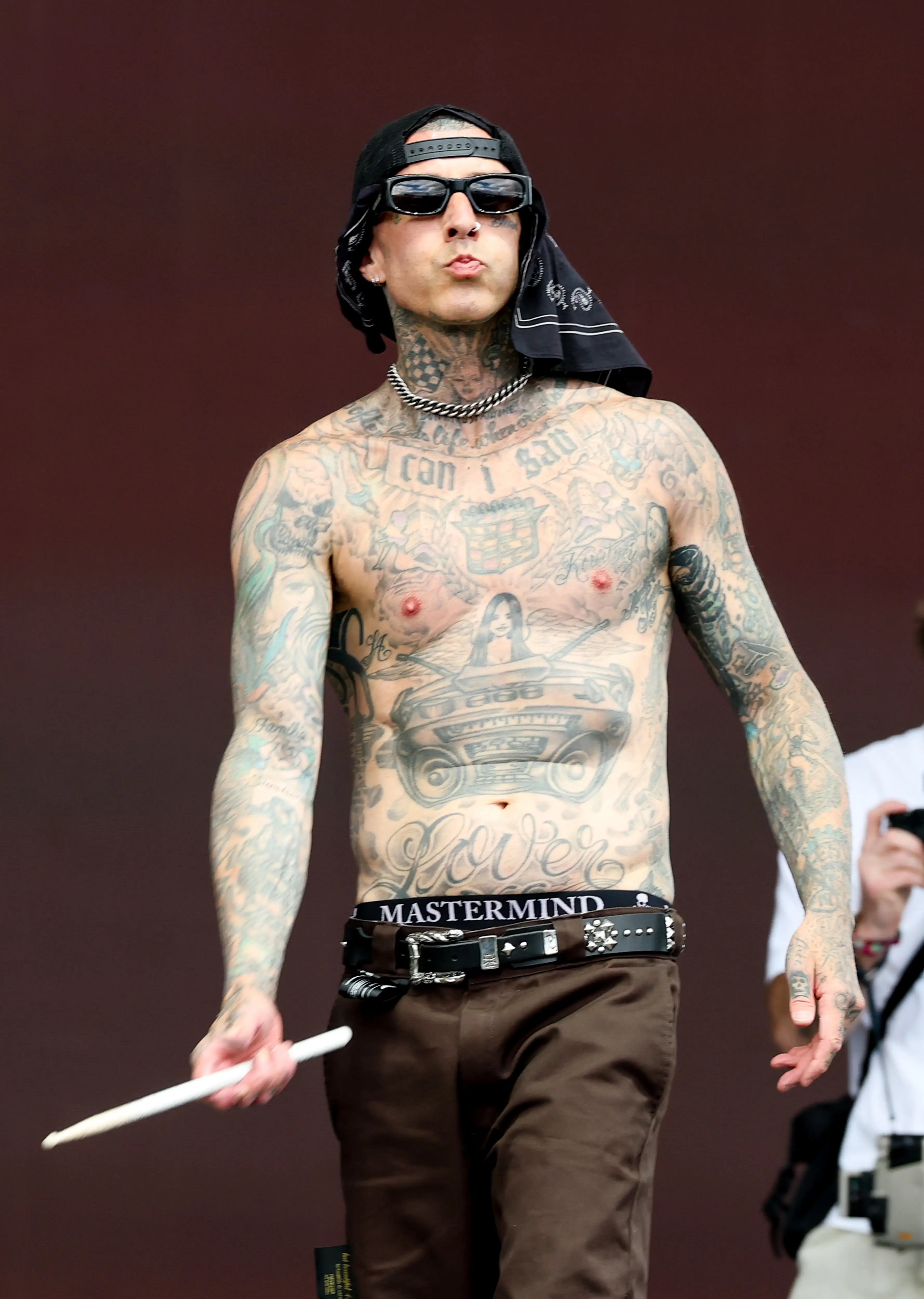 Travis Barker has invested in a vegan fast-food joint (Frazer Harrison/Getty Images for Coachella)