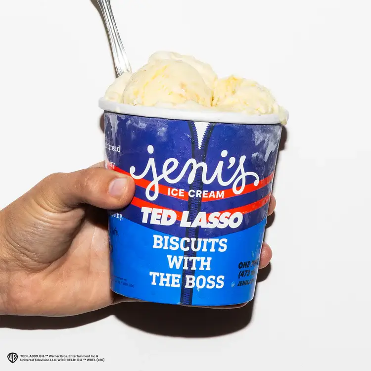Jeni's Ted Lasso ice cream is back in business (Jeni's Ice Creams)