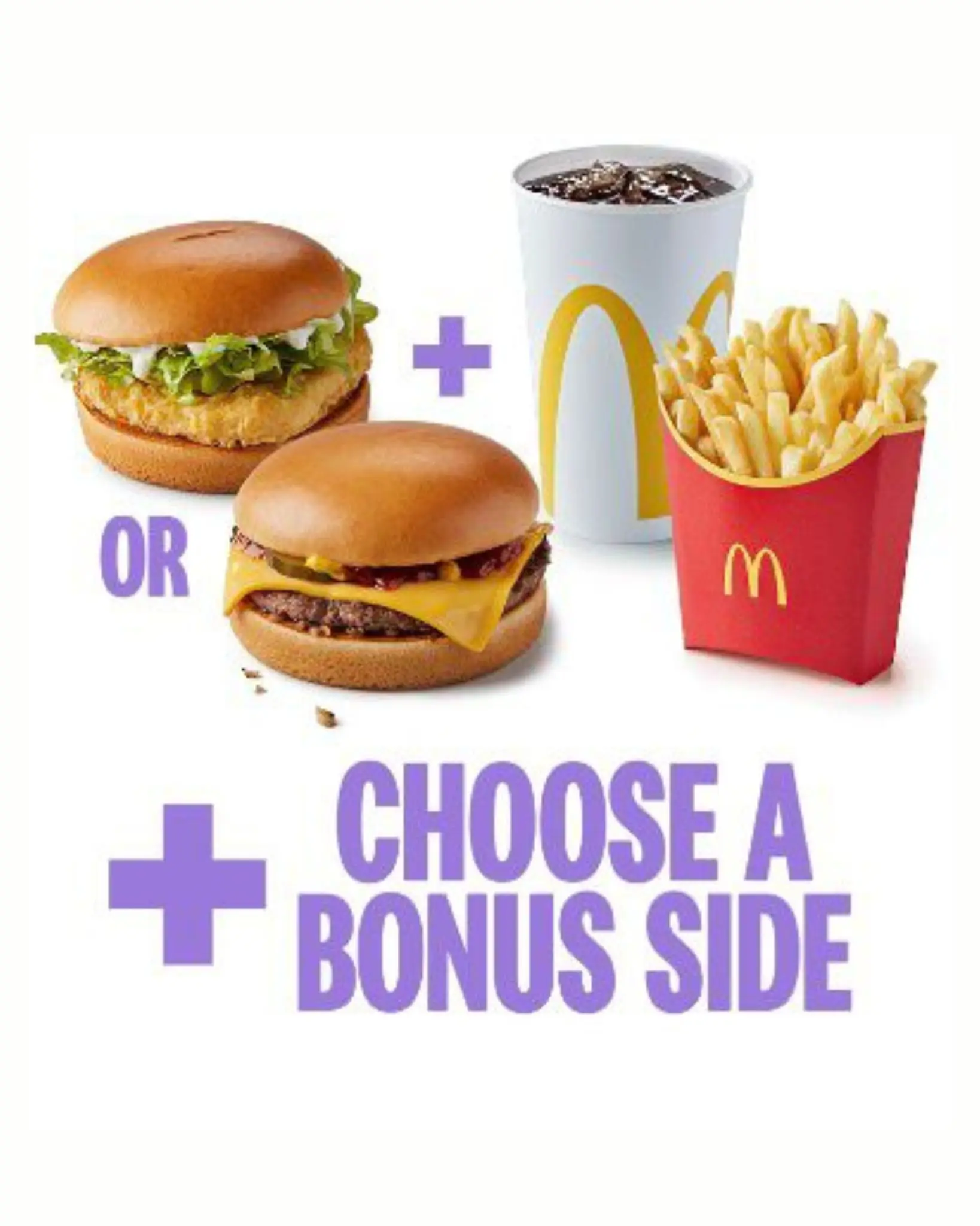 The McDonald's Meal Deal Plus is now available (McDonald's)