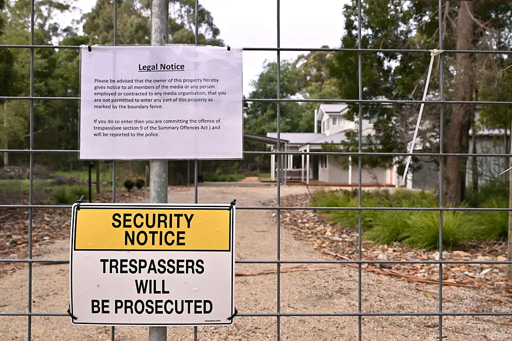 Patterson's home in Leongatha, Australia