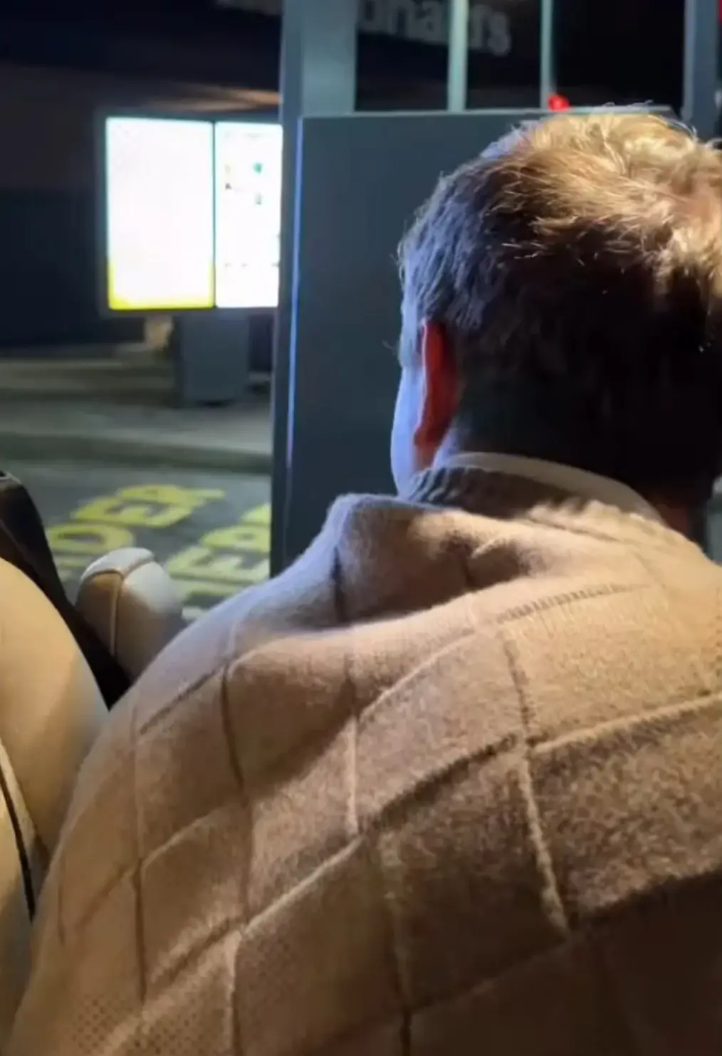 The clip shows Justin Bieber and pals at a drive-thru McDonald's in Scotland (Instagram/@lilbieber)