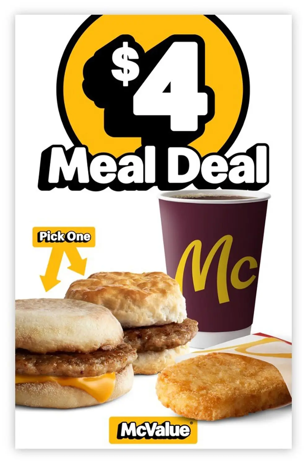 A game-changing new breakfast deal is available for $4 (McDonald's)