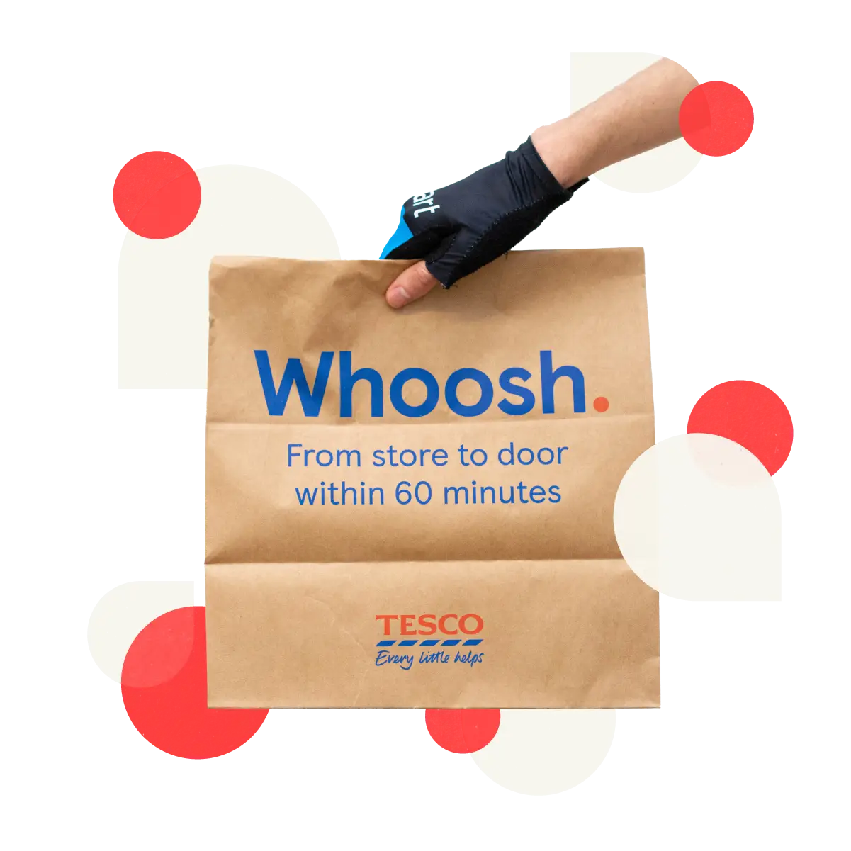 Tesco is waving its Whoosh delivery fees for England's clash against Norway (Tesco)