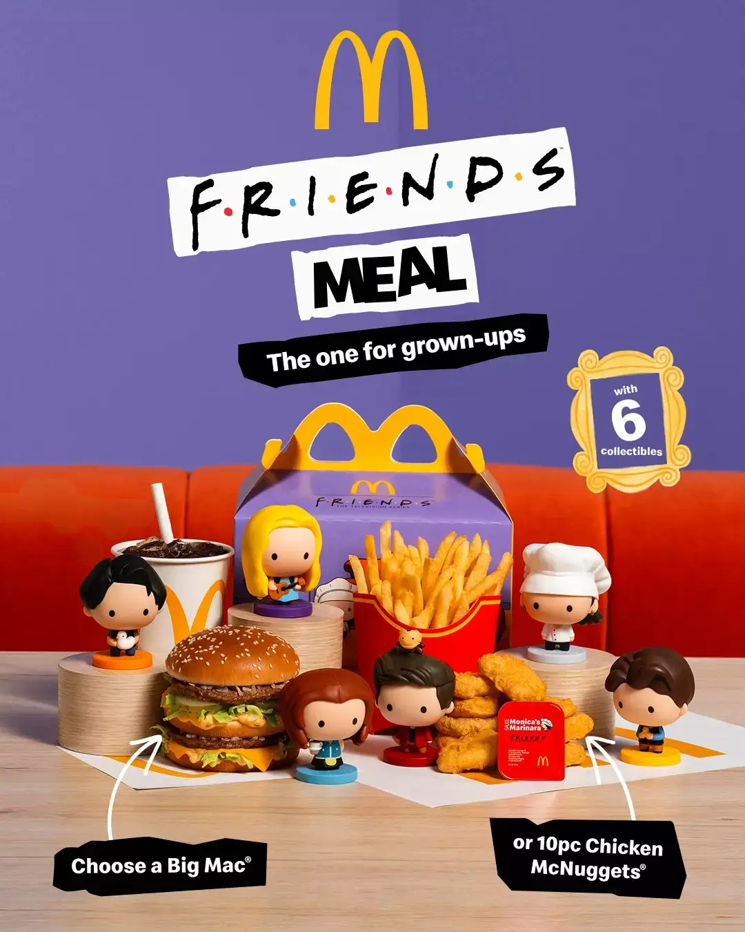 The fast-food establishment has finally launched The Friends Meal in the UK (McDonald's)