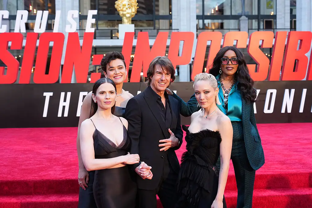 Cruise with some of his Mission: Impossible co-stars (John Nacion / Stringer/Getty Images)